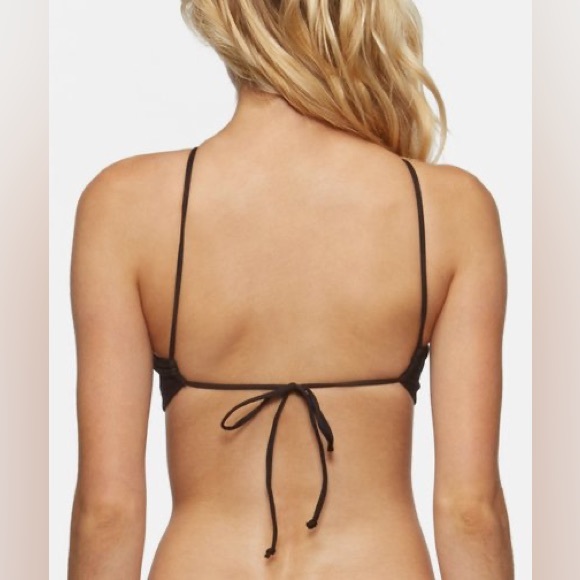 Tavik | Black High-Neck Easton Piqué Bikini - Women Small - Picture 6 of 12